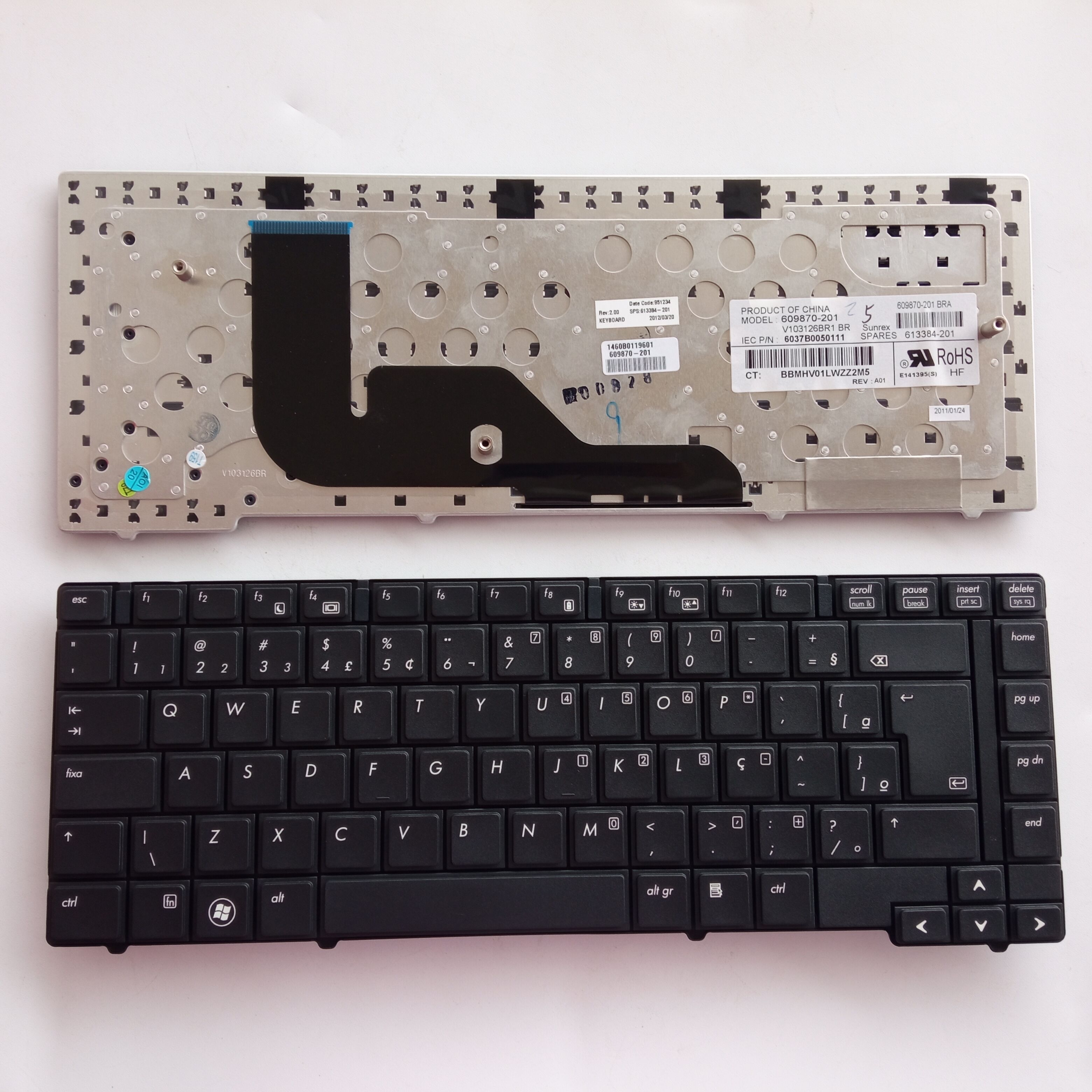 Picture of New Replacement Laptop Keyboard For HP 6440 BLACK BR Layout